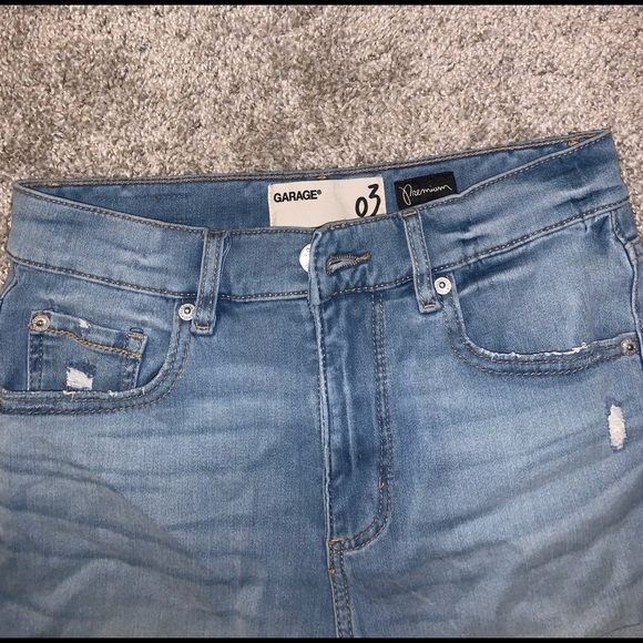Garage Juniors Premium Blue Jean shorts size 3 - Picture 4 of 11